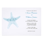 Starfish Wedding Invitation - Blue