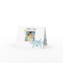 Starfish, Wedding Photo Thank You cards