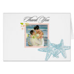 Starfish, Wedding Photo Thank You cards