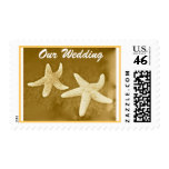 Starfish Wedding stamps