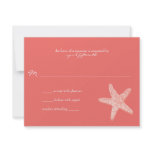 Starfish Wedding Response invitations