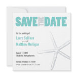 Starfish Wedding Save the Date Invitations