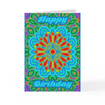 Starflower Birthday Card by wingedturtle Starflower Birthday Card