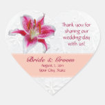 Stargazer Heart Thank You Sticker #2