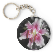 stargazer lilies #3 keychain