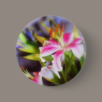 stargazer lilies #5 buttons