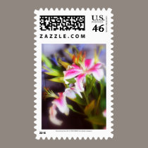 stargazer lilies #5 stamps