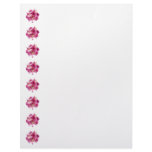 Stargazer Lilies and Roses Personalized Letterhead