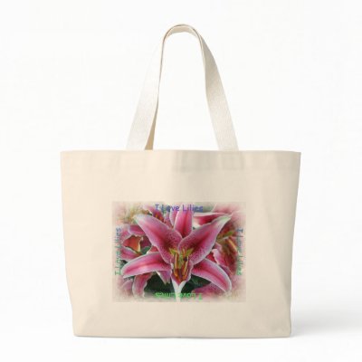 Stargazer Lilies Tote Bag by gettingreen