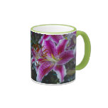 Stargazer Lilies Pink & Magenta Mugs
