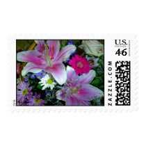 Stargazer Lilies Postage Stamp