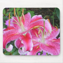 Stargazer Lillies Mousepad