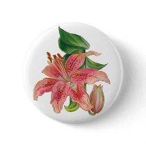 Stargazer Lily buttons by Memory_Lane Stargazer Lily buttons