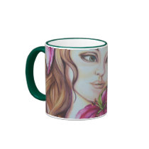 Stargazer Lily Fairy Goddess Mug mugs