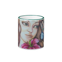 Stargazer Lily Fairy Goddess Mug mugs