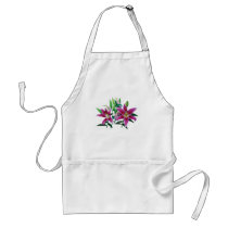 Stargazer Lily Family Apron