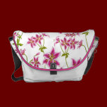 Stargazer Lily Floral Rickshaw Messenger Bag messenger bags