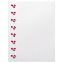 Stargazer Lily Heart Personalized Letterhead
