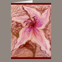 Stargazer Lily in Pastel cards