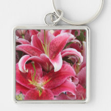 Stargazer Lily Key Chains