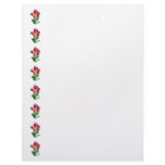 Stargazer Lily Looking Down Letterhead Design