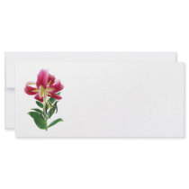 Stargazer Lily Looking Down Customized Rack Card