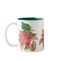 Stargazer Lily mugs
