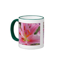 Stargazer Lily Mugs