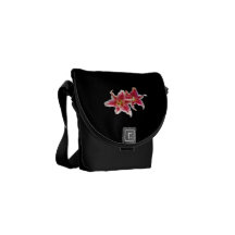 Stargazer Lily Pair Courier Bag