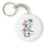 Stargazer Lily Plants Key Chains