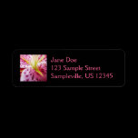 Stargazer Lily Return Address Label