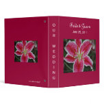 Stargazer Lily Wedding Binder