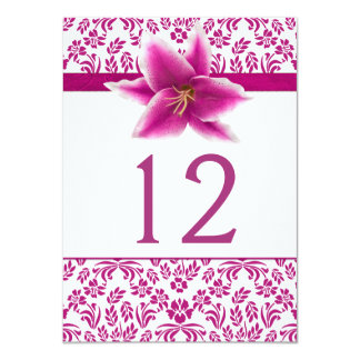 Stargazer Lily Invitations Announcements Zazzle Pink Stargazer Lily Wedding Invitation