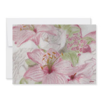 Stargazers and Roses Invitation by sfcount Stargazers and Roses Invitation