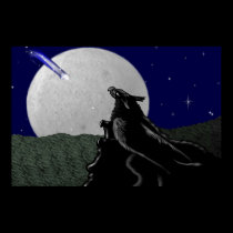 Stargazing Gryphon Print