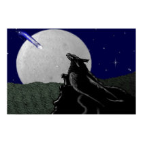 Stargazing Gryphon Print