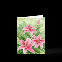 Stargazing note card