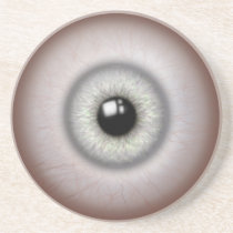 Staring Eyeball Sandstone Coaster