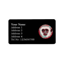 Staring Monkey Address labels (M) labels