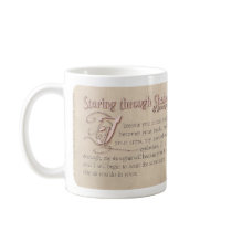 Staring through Shadows poem by Lannie Brockstein Coffee Mugs