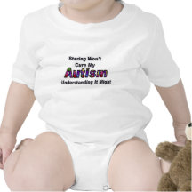 Staring Won't Cure My Autism Bodysuits