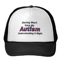 Staring Won't Cure My Autism Mesh Hat