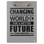 Stark Industries Changing The World Clipboard