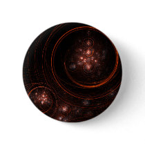 Starlight Abstract Art Button (round)