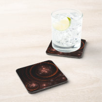 Starlight Abstract Art Cork Coaster