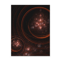 Starlight Abstract Art Postcard