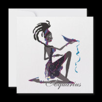 Starlight Aquarius Invitations invitations