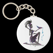 Starlight Aquarius Keychain keychains