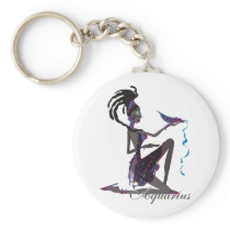 Starlight Aquarius Keychain