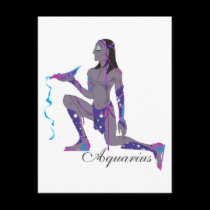 Starlight Aquarius (Male) Postcards postcards